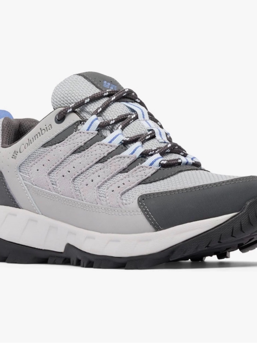Columbia Women's Light Gray and Dark Gray Trail Runner. 8 1/2 wide